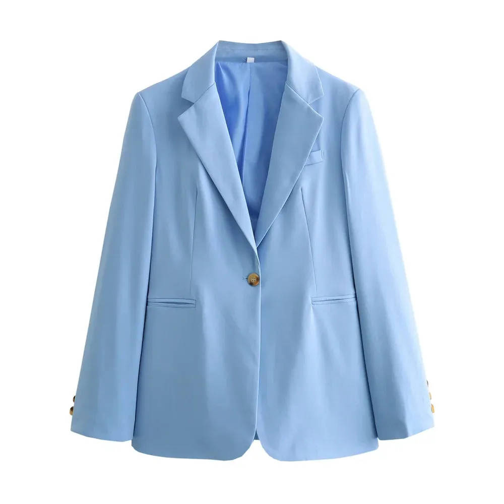 Azure Breeze Jacket & Shorts Co-Ord Set