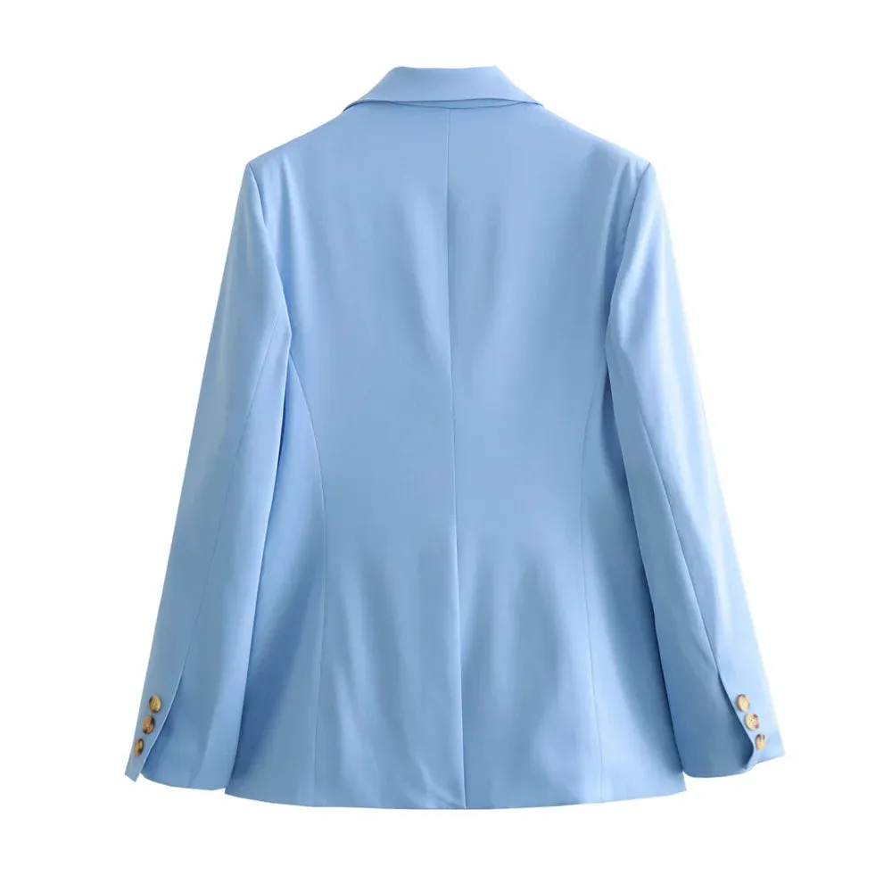 Azure Breeze Jacket & Shorts Co-Ord Set
