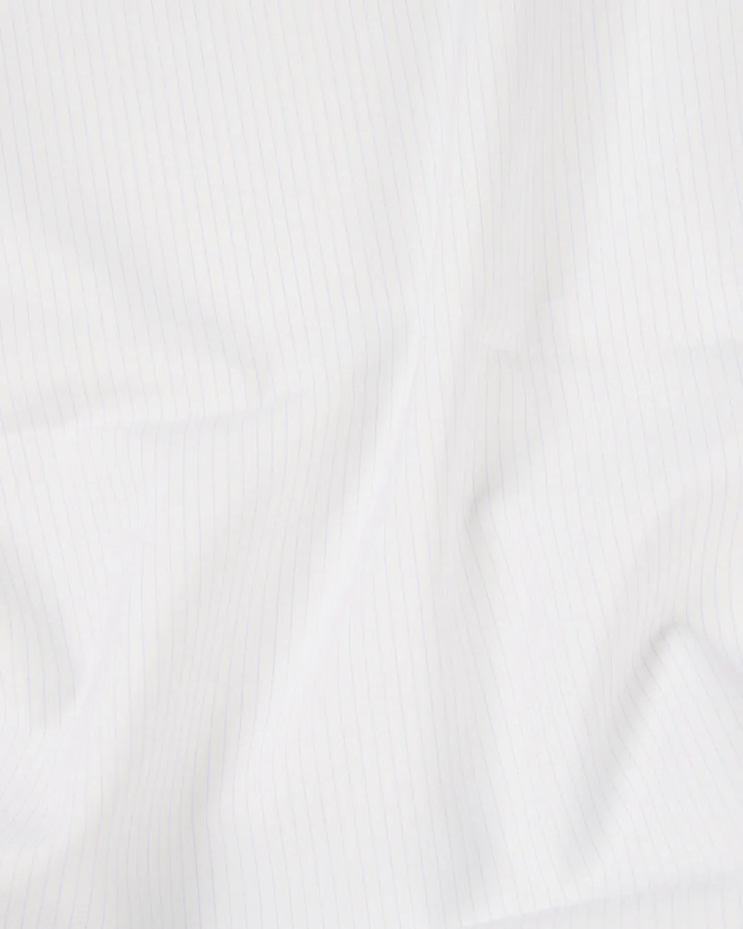 Brembana White Skyblue Pinstripes Shirt