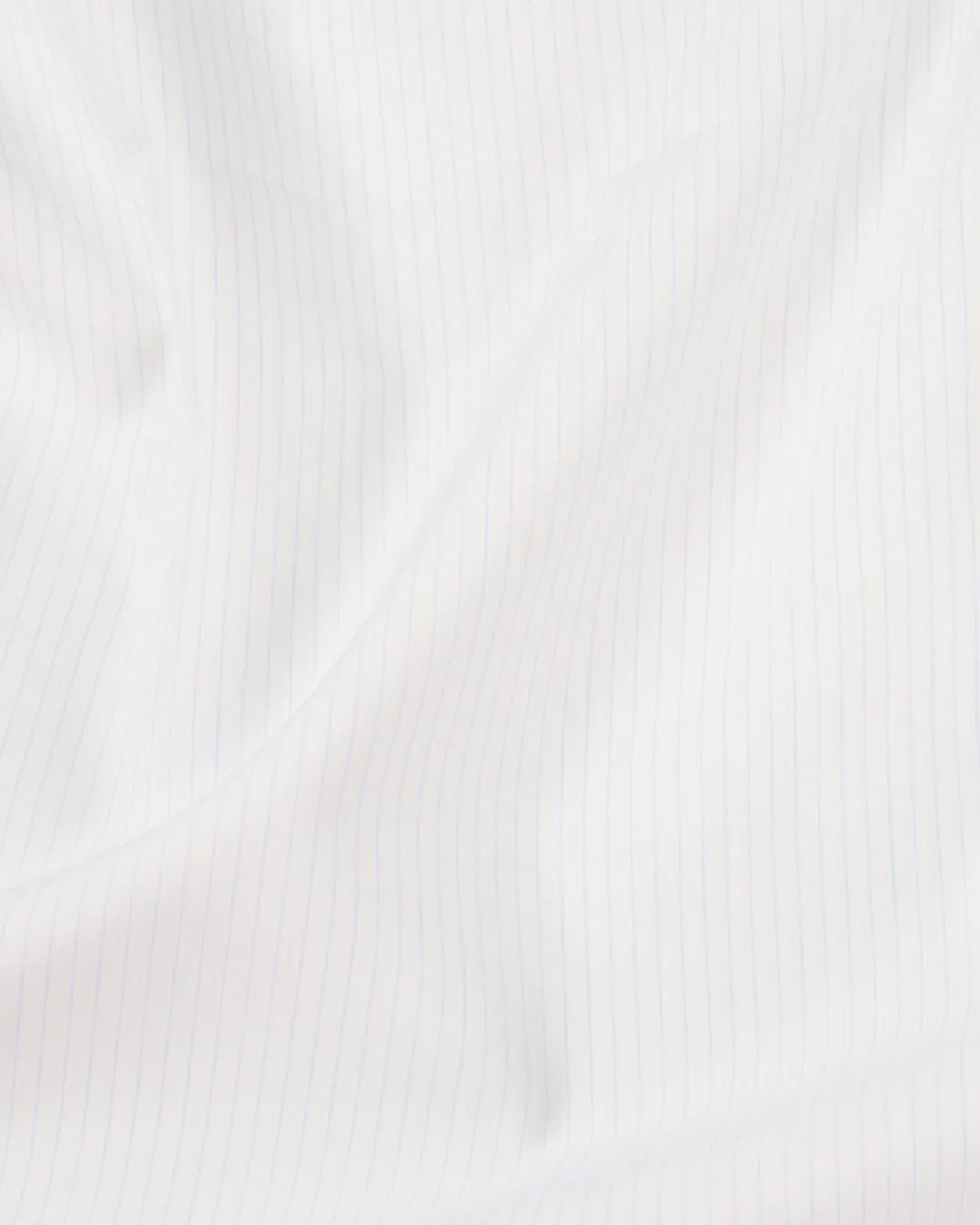 Brembana White Skyblue Pinstripes Shirt