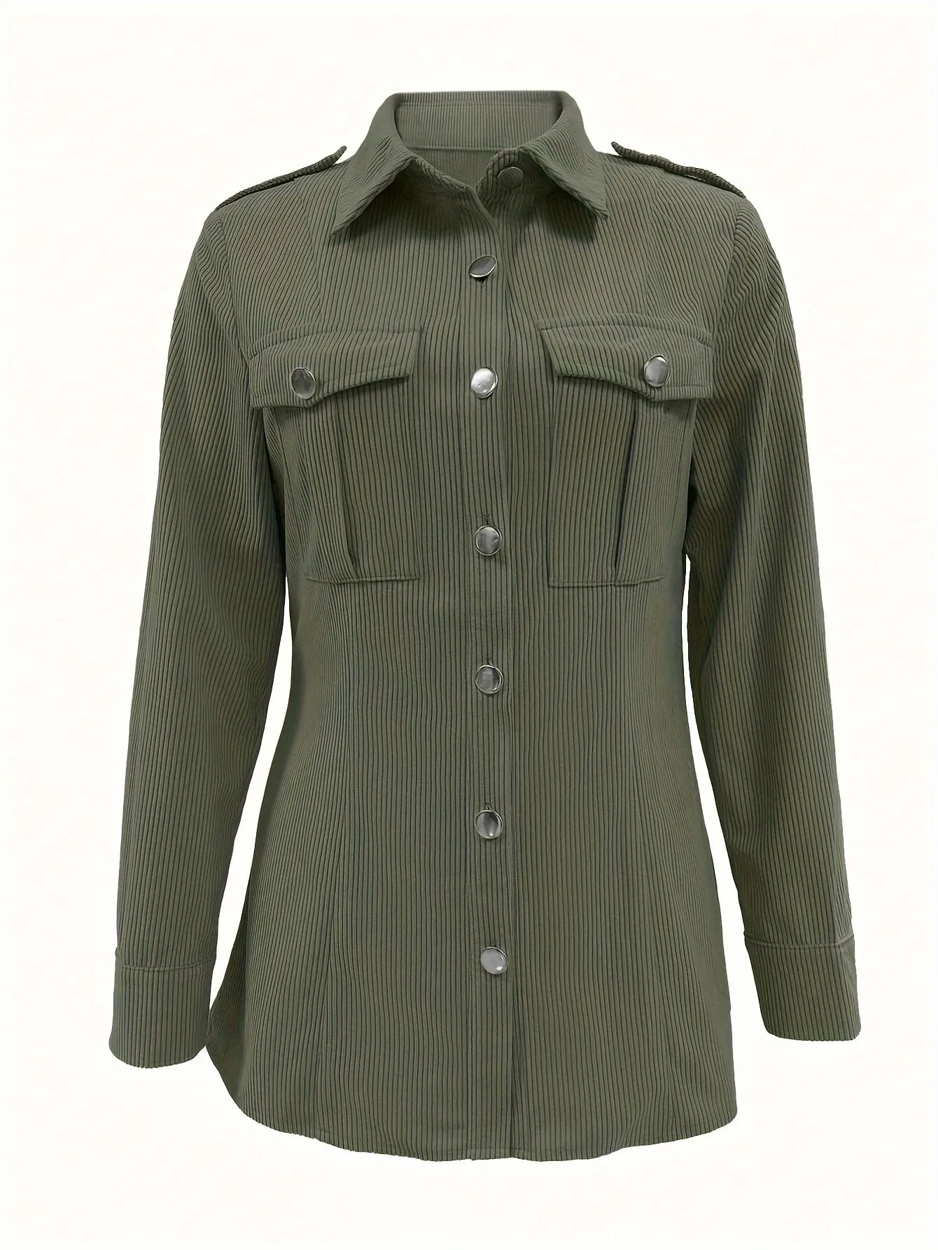 ELIRIS | Elegant Women's Corduroy Blazer with Butterfly Pockets