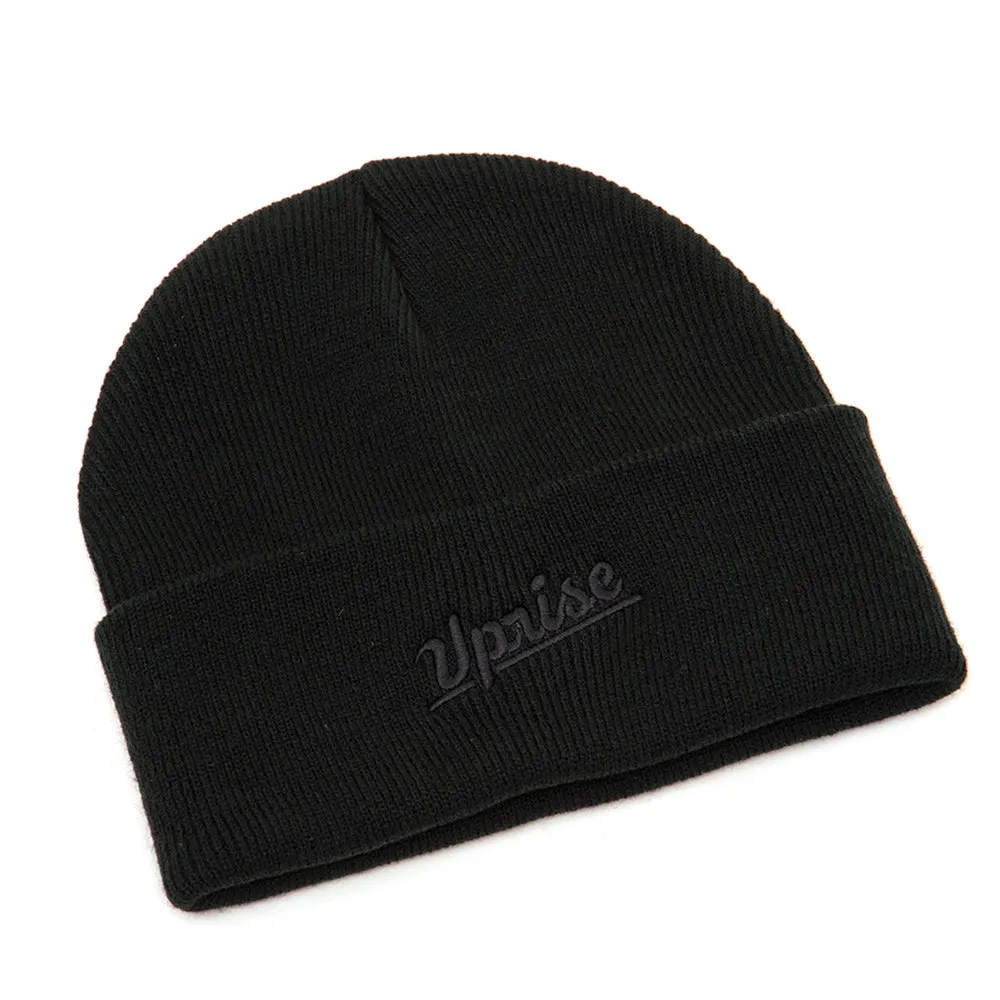Jamieson Cuffed Beanie (Black/Black)
