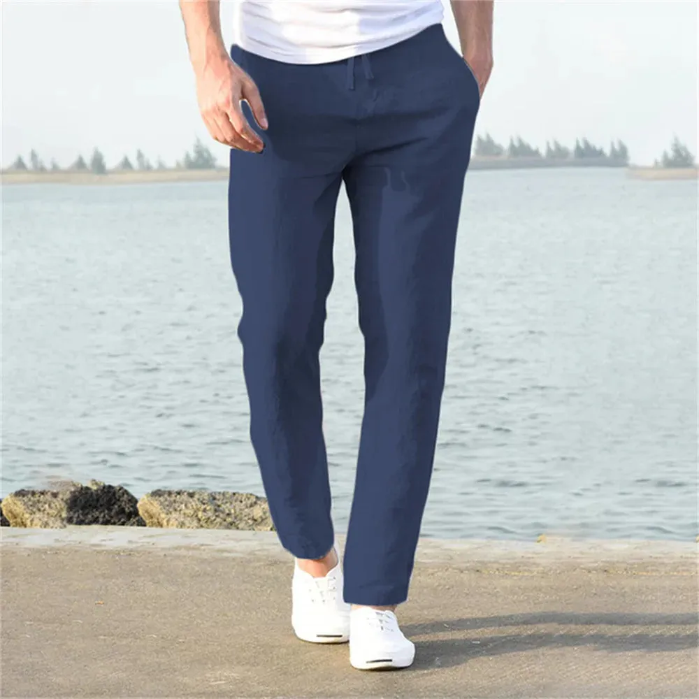 Linen Blend Trousers