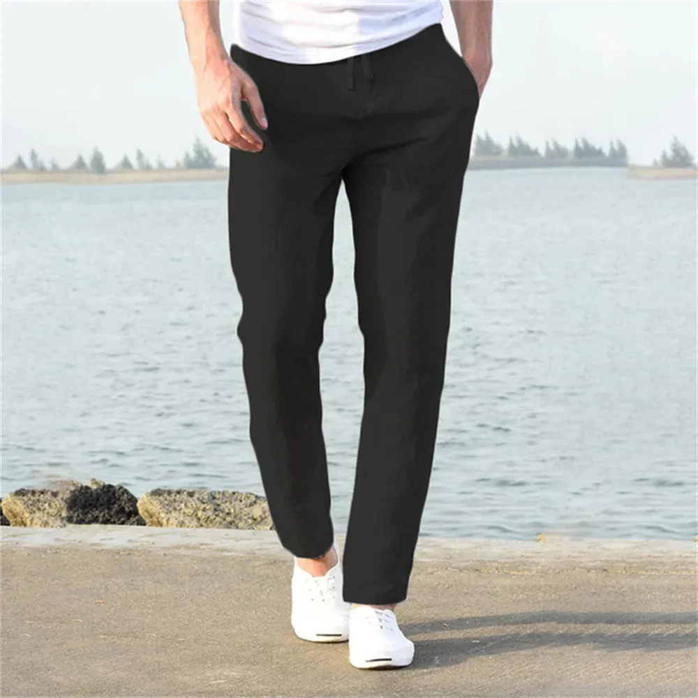 Linen Blend Trousers