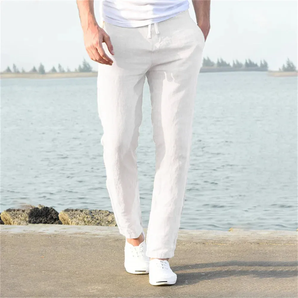 Linen Blend Trousers