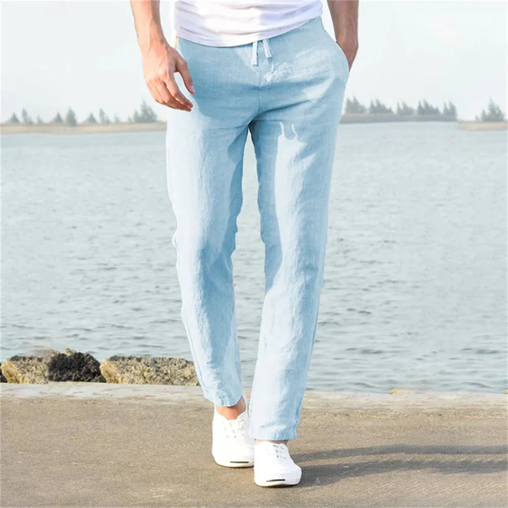 Linen Blend Trousers