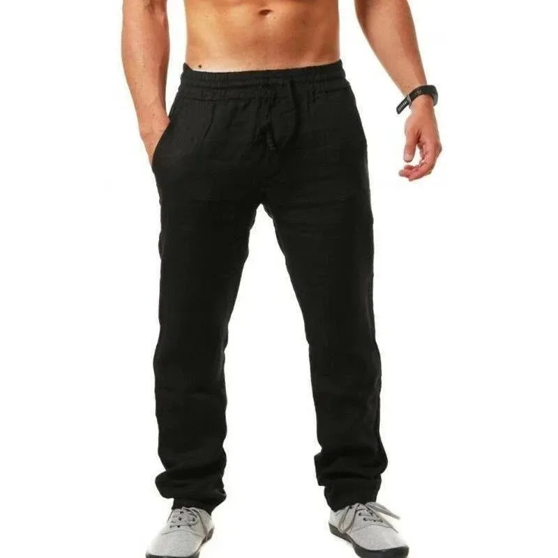Men's FlexiFit Linen Trousers