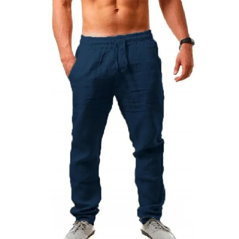 Men's FlexiFit Linen Trousers