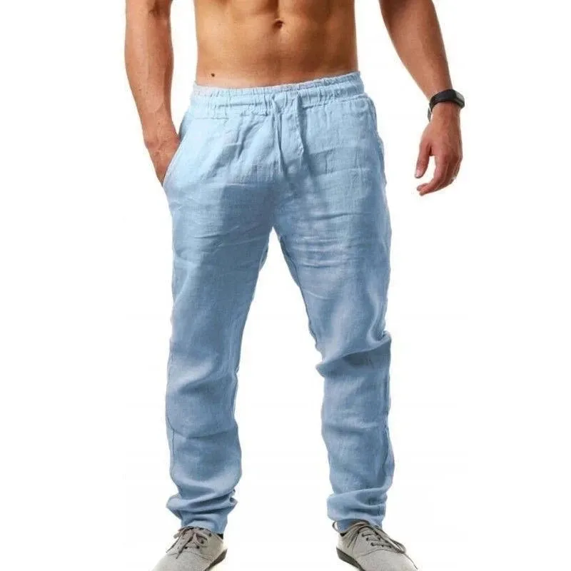Men's FlexiFit Linen Trousers
