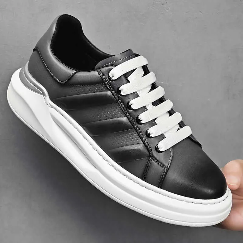 Men's Leather City Sneakers: Stylish & Comfortable Footwear