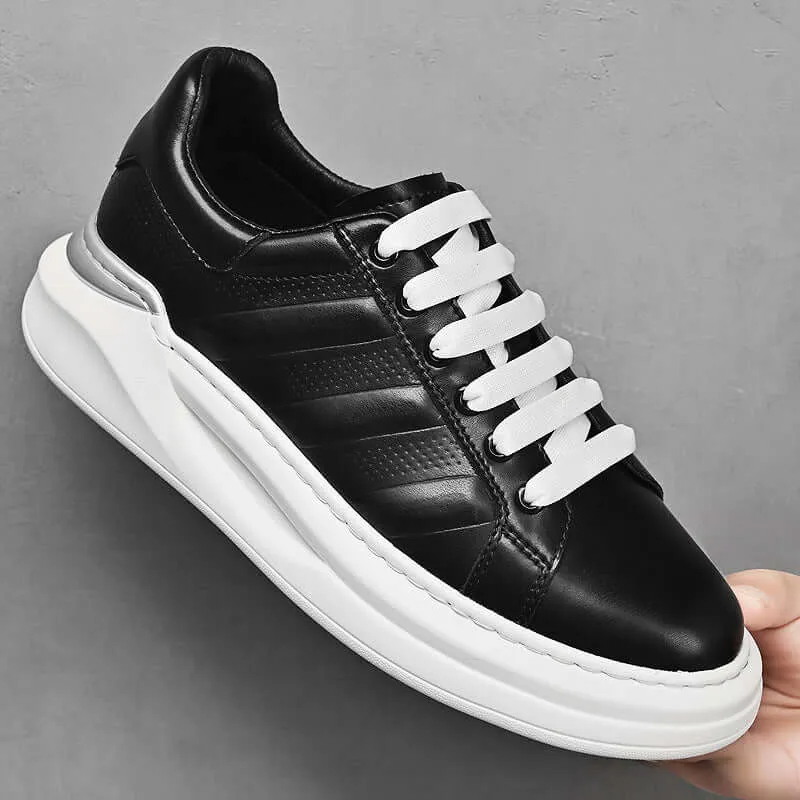 Men's Leather City Sneakers: Stylish & Comfortable Footwear